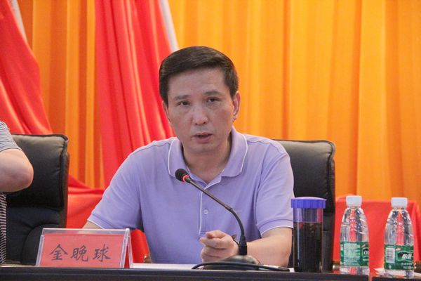 邵东县委常委,统战部部长,副县长金晚球做全县新型城镇化工作报告邵东