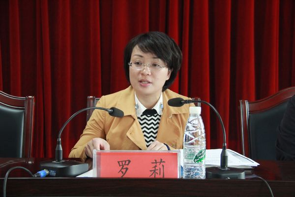 刘治钢主持会议邵东县质量技术监督局副局长王庆平在会上做工作报告