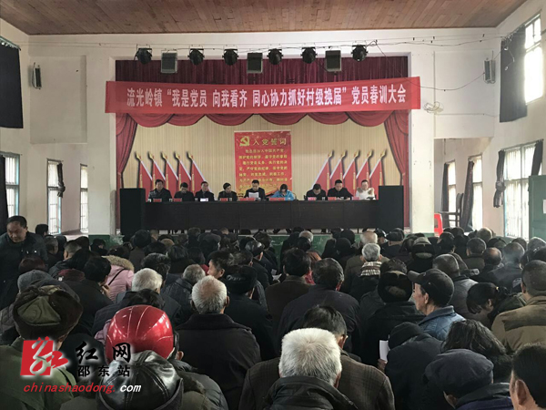 流光岭镇召开党员春训大会